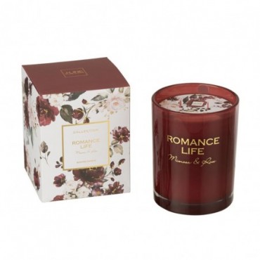 Bougie Parfumée Romance Life Mimosa&Rosa Rouge L 70 Heures