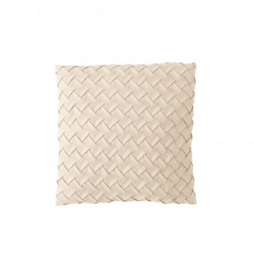 Coussin Tisse Polyester Menthe