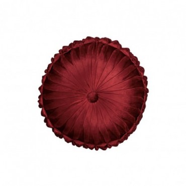 Coussin Viva Rond Polyester Rouge