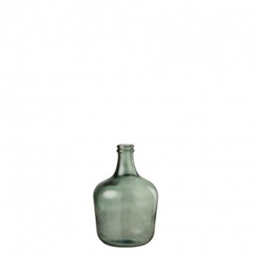 Vase Carafe Verre Vert M
