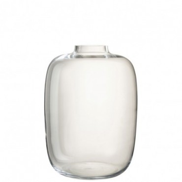 Vase Cleo Verre Transparent L