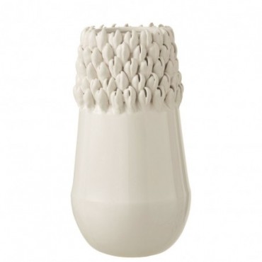 Vase Ibiza Céramique Blanc L