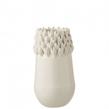 Vase Ibiza Céramique Blanc S
