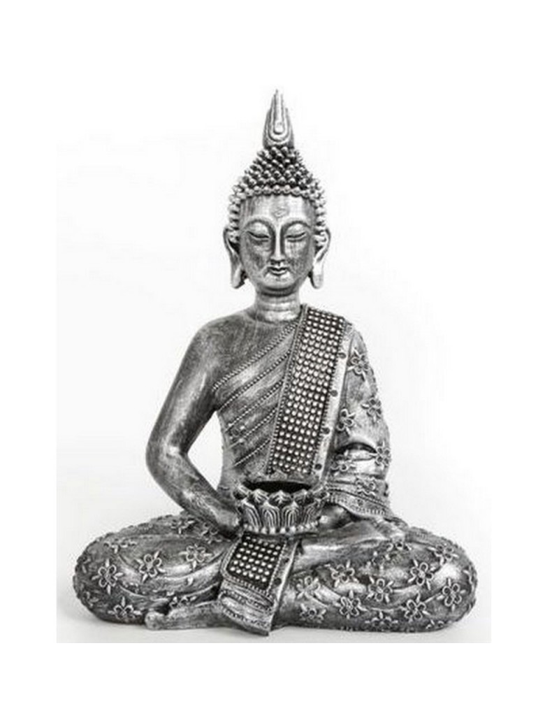 Statue Bouddha 34cm céramique