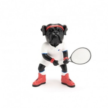 Chien Tennis Man