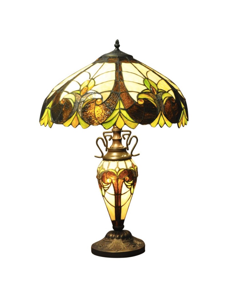 Lampe Double Tiffany Multicolore