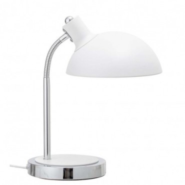 Lampe de table Stalia blanc métal