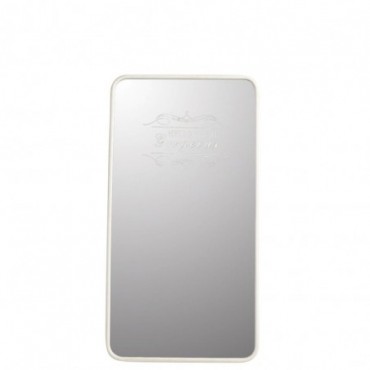 Miroir Gorgeous Metal de couleur blanche