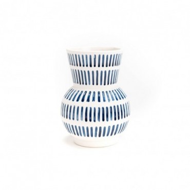 Vase Oursin Bleu Grand Modèle