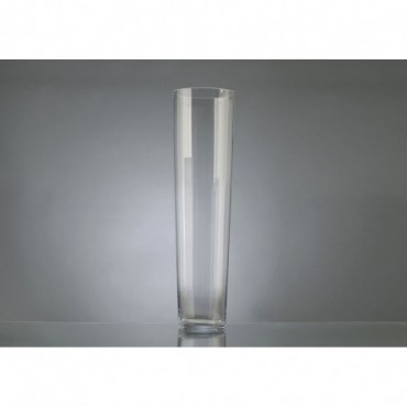 Vase Conique Hauteur 70 Cm Diamètre 19 Cm Transparent