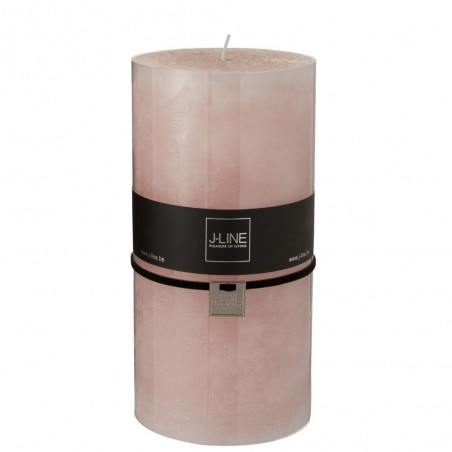 Bougie cylindrique rose poudre xxl -140h