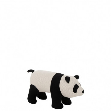 Panda Bebe Coton Noir/Blanc Large