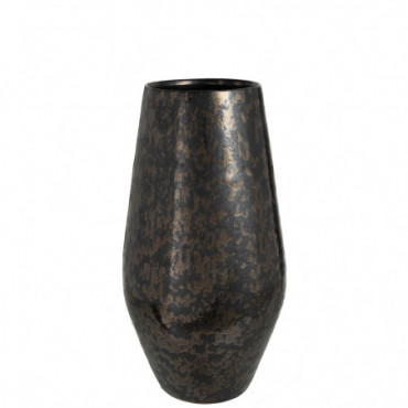 Vase Antique Smokey Ceramique Noir Large
