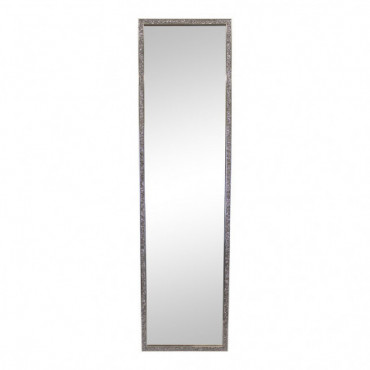 Grand miroir fin à cadre orné de bijoux 125 cm