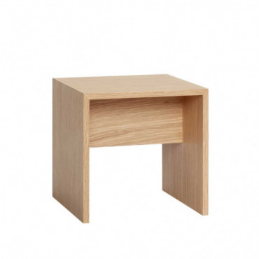 Table De Chevet Style Assemblage De Planches Nature Label Fsc
