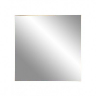 Miroir Jersey Avec Cadre Aspect Laiton 60X60 Cm