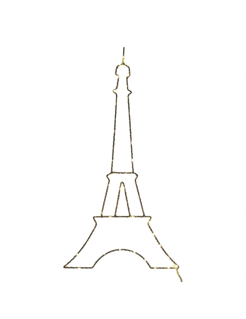 Déco Lumineuse Tour Eiffel 55 Led Blanches Opjet