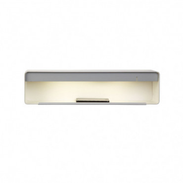 Lampe Murale Welcome Blanc/Argent