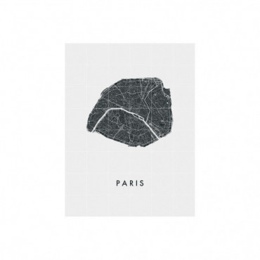 Plan De La Ville De Paris L