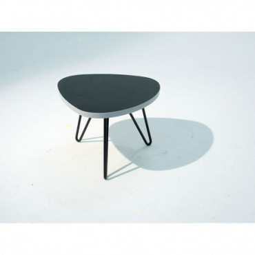 Table Basse En Formica Noire