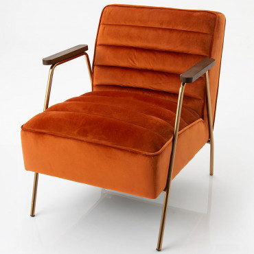 fauteuil hutch orange