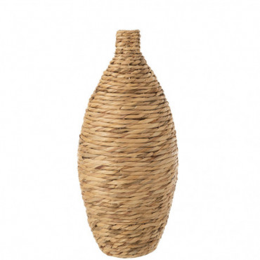 Vase Long Decoratif Jacinthe D'Eau Naturel