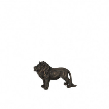 Lion Résine Bronze Petite Taille