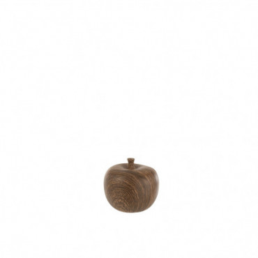 Pomme Ceramique Marron Petite Taille
