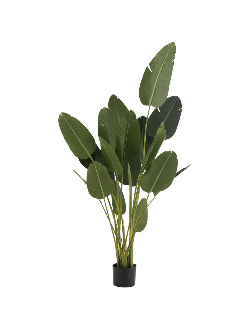 Strelitzia artificiel en pot hauteur 90 cm