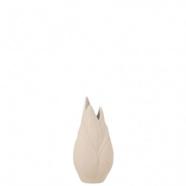 Vase Sable Ceramique Beige Petite Taille