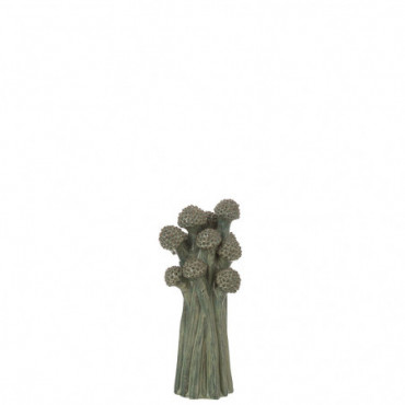 Statuette Brocoli Ceramique Vert