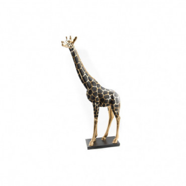 Girafe Noire Et Dorée Hauteur: 93