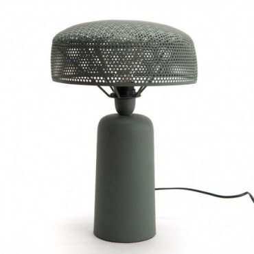 Lampe Table Aya Vert Lichen - E27 40W