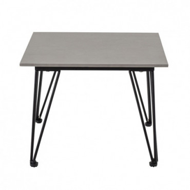 Table basse Mundo - gris - béton