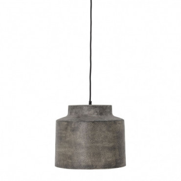 Lampe suspendue Grei - gris - métal