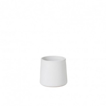 Cachepot Rond Ceramique Blanc petite taille