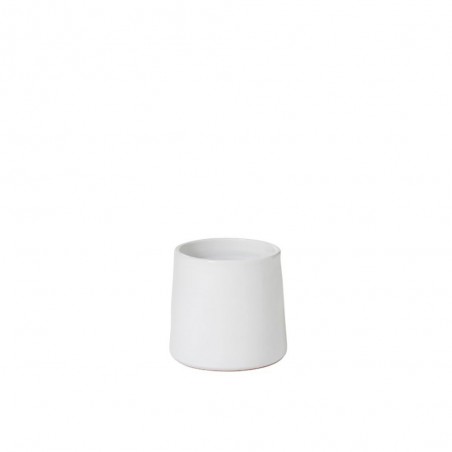Cachepot Rond Ceramique Blanc Small