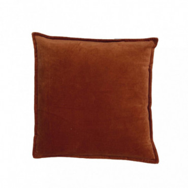 Coussin Timeless Carré Uni Rusty