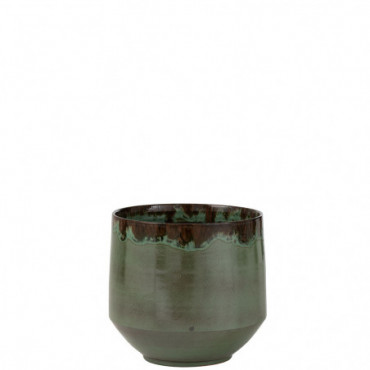 Cache Pot Aline Ceramique Vert XL